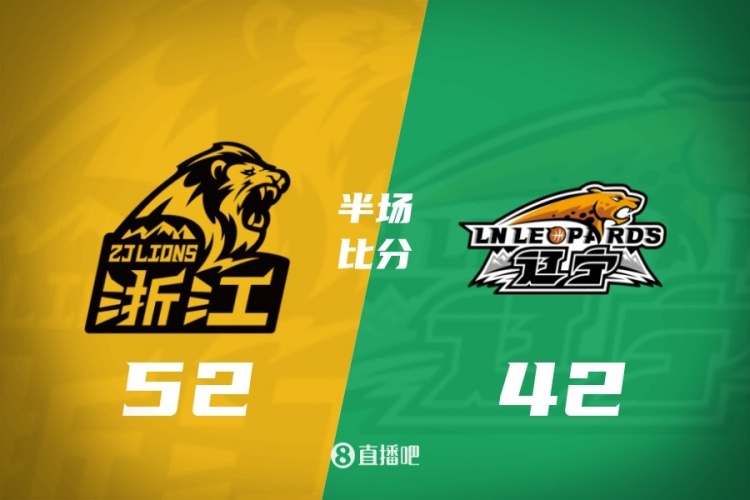 半场战报-广厦领先辽宁10分威尔斯20分孙铭徽崴脚